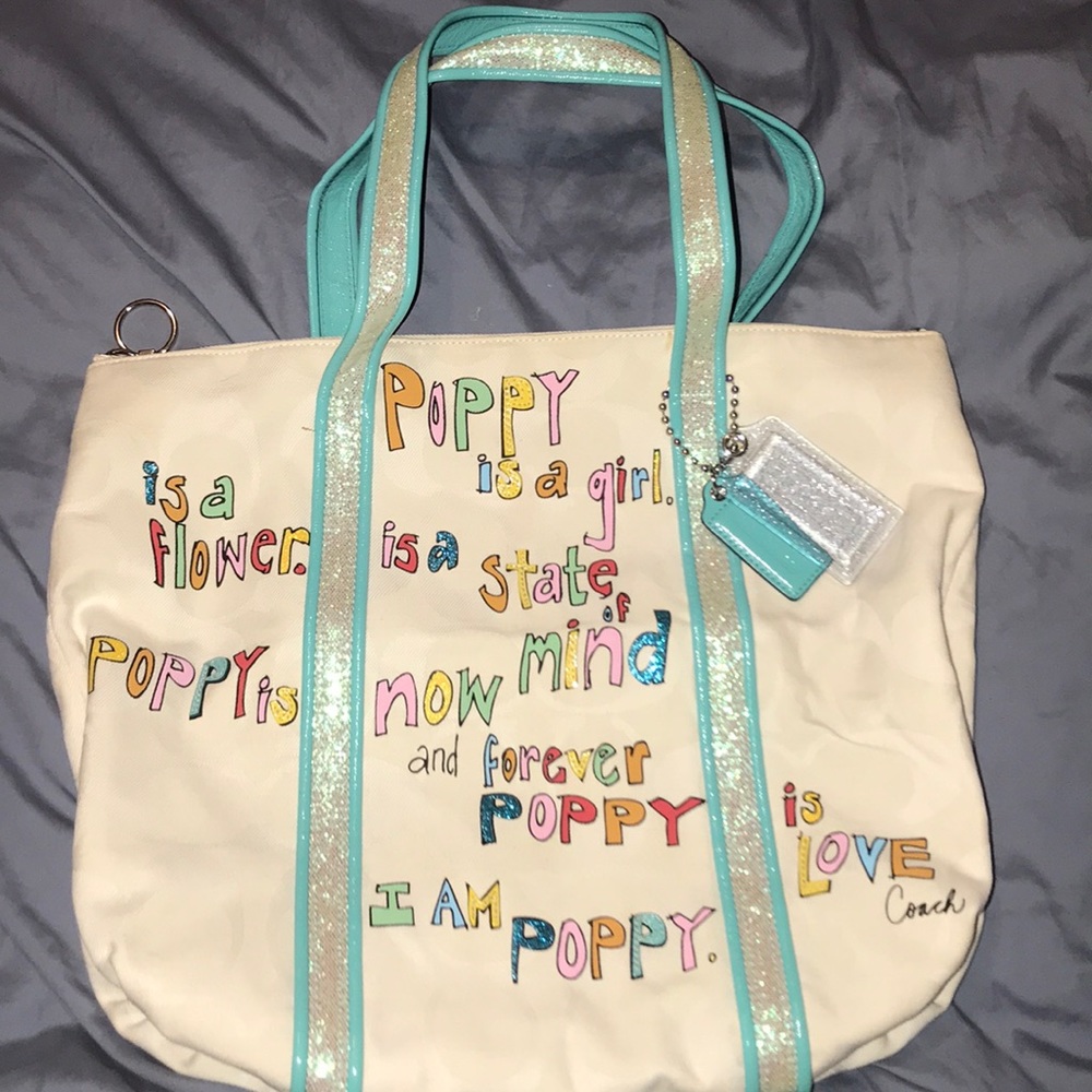 Buy 1 Get 1 Free Coach Items Like new Poppy tote